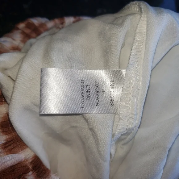 Vici X Nordstrom Tie Dye Plunge Neck Tiered Ruffle Maxi Dress Sz S - Picture 7 of 14